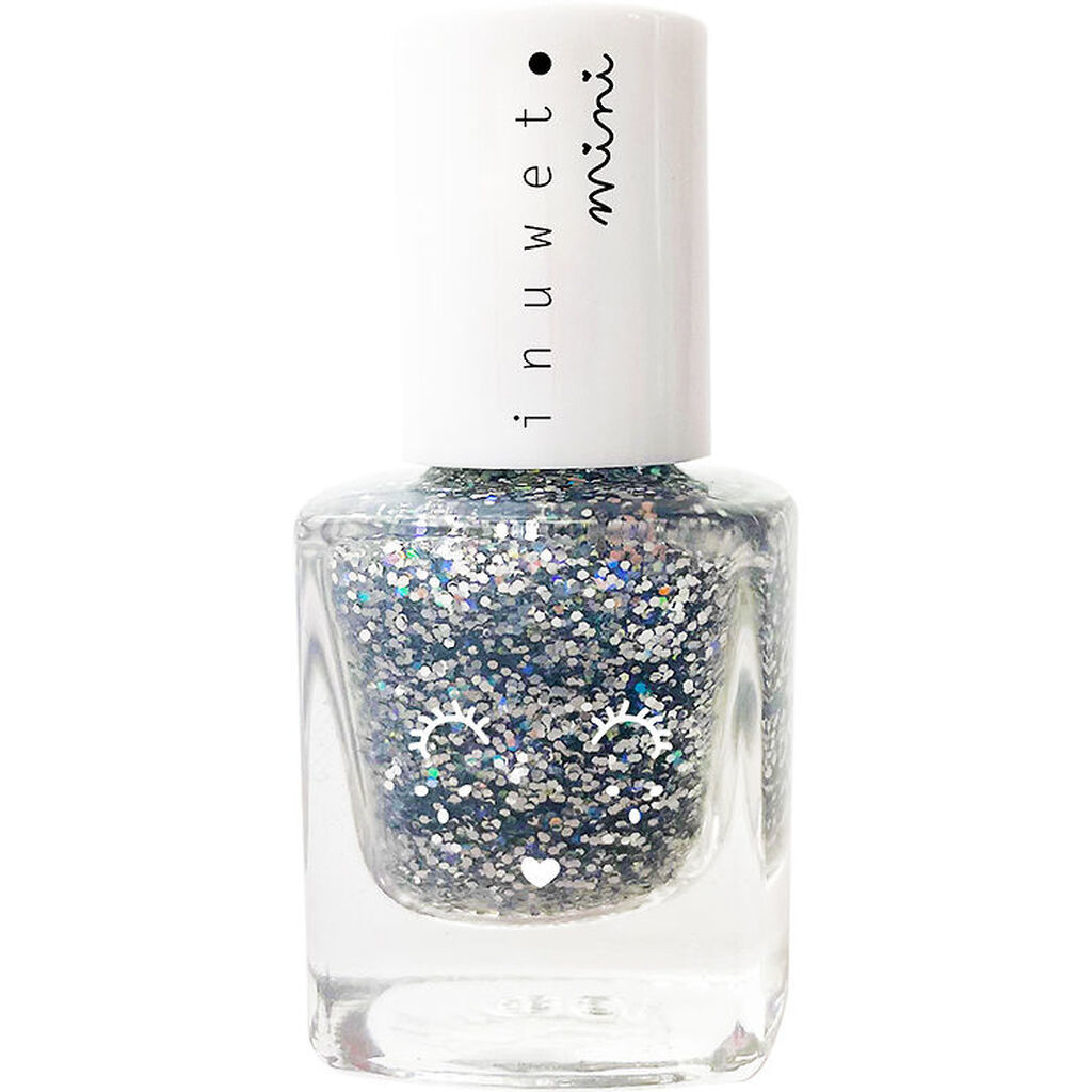 Inuwet Neglelak - Vanilla - Glitter Silver Dreamer