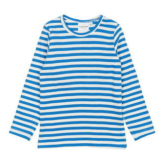 The New Siblings Bluse - Rib - TnstFro - Campanula Striped
