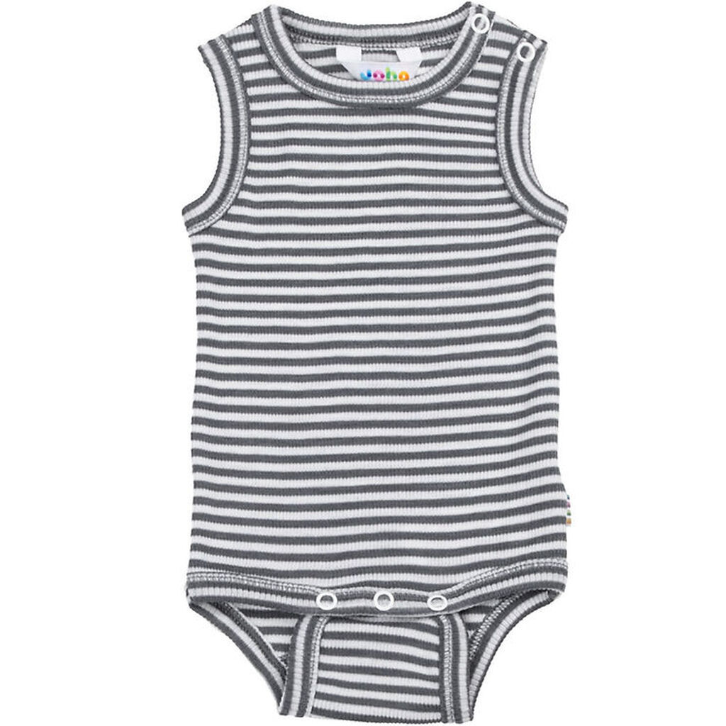 Joha Body U/Æ - Rib - Uld/Silke - Mørkegrå