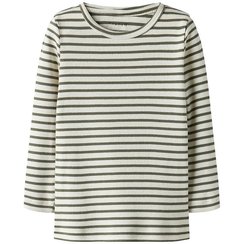 Name it Bluse - Rib - Noos - NmnBani - Dusty Olive