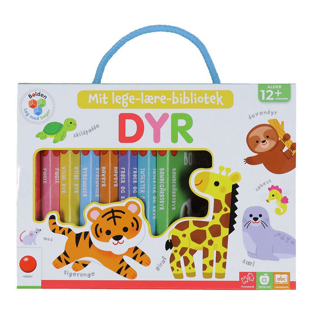 Forlaget Bolden Bøger - Mit Lege-lære-bibliotek - Dyr