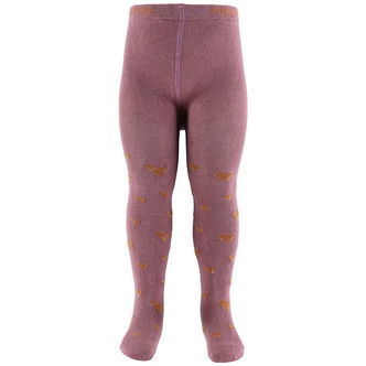 Melton Strømpebukser - Hearts Tights - Grape Shake