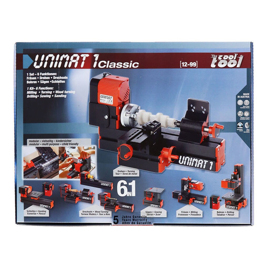 The Cool Tool Maskinsystem - 6-i-1 - Unimat 1 Classic