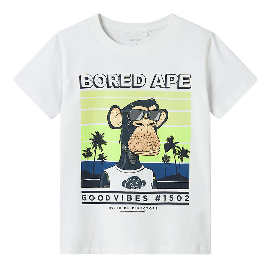 Name It T-shirt - NkmFartil Bored Of Directors - Cloud Dancer m.