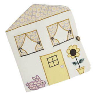 Smallstuff Stofbog m. Bamse - Tiny House - Soveværelse