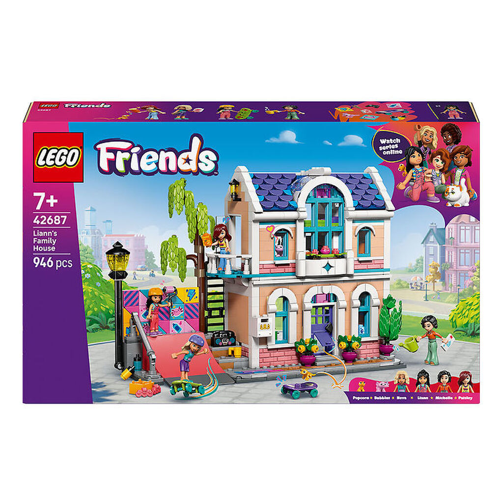 LEGOÂ® Friends - Lianns Families Hus 42687 - 946 Dele