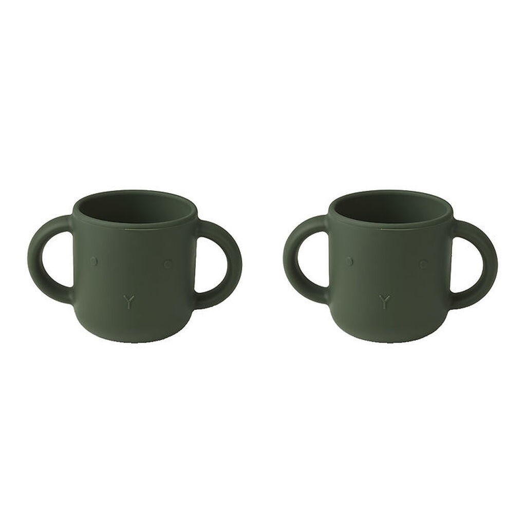 Liewood Kopper - Silikone - 2-Pak - Gene - Hunter Green