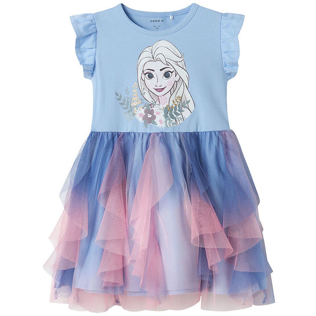 Name It Kjole - Tyl - NmfAblina Frozen - Serenity