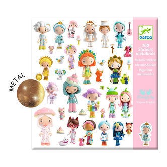 Djeco Klistermærker - 160 stk - The Little World Of Tinyly