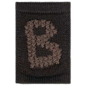 Smallstuff Strikket Bogstav - B - Natur Alfabet