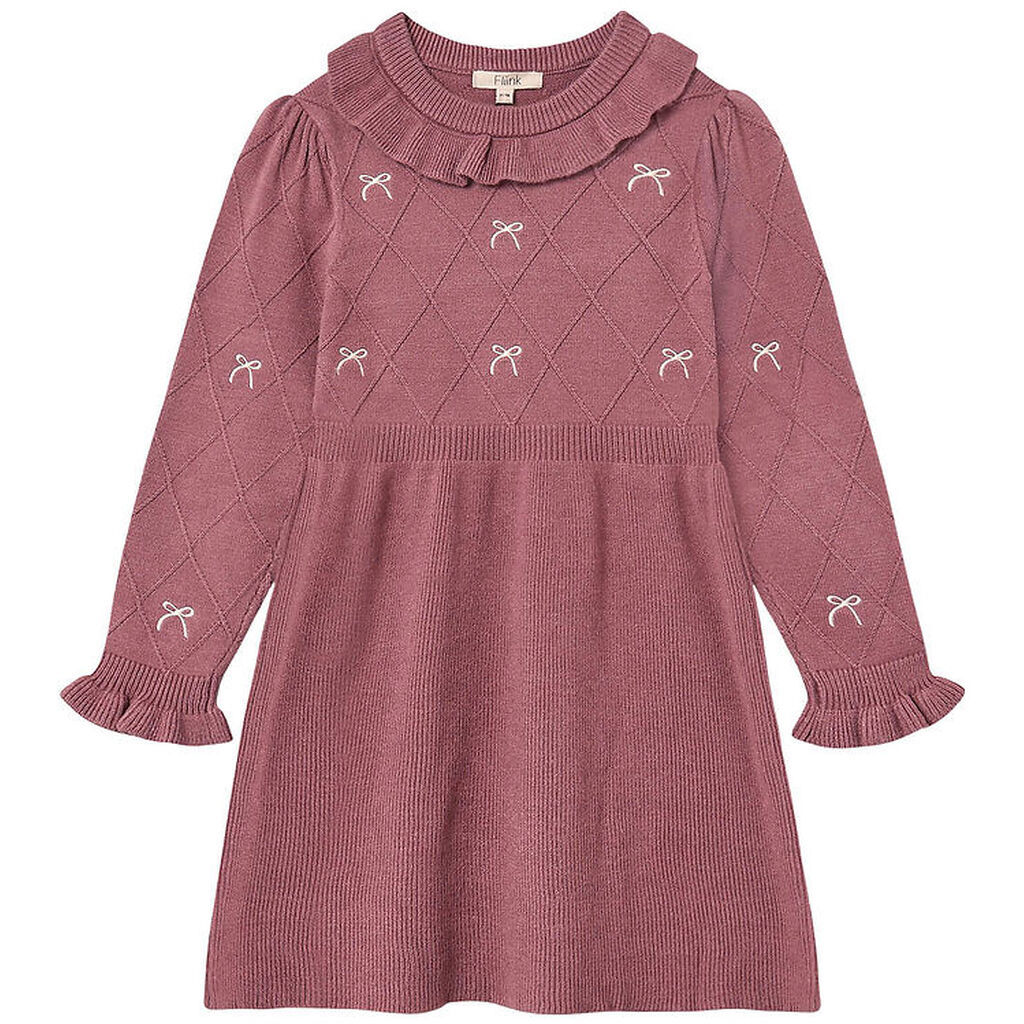 Fliink Kjole - Strik - Viskoseblanding - Alon - Ash Rose