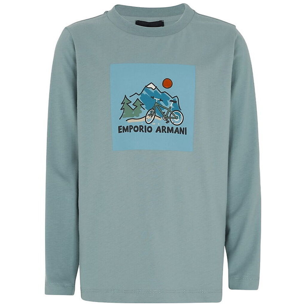 Emporio Armani Bluse - Lead m. Print