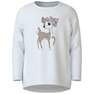 Name It Bluse - NmfVix - Bright White/Flower Deer