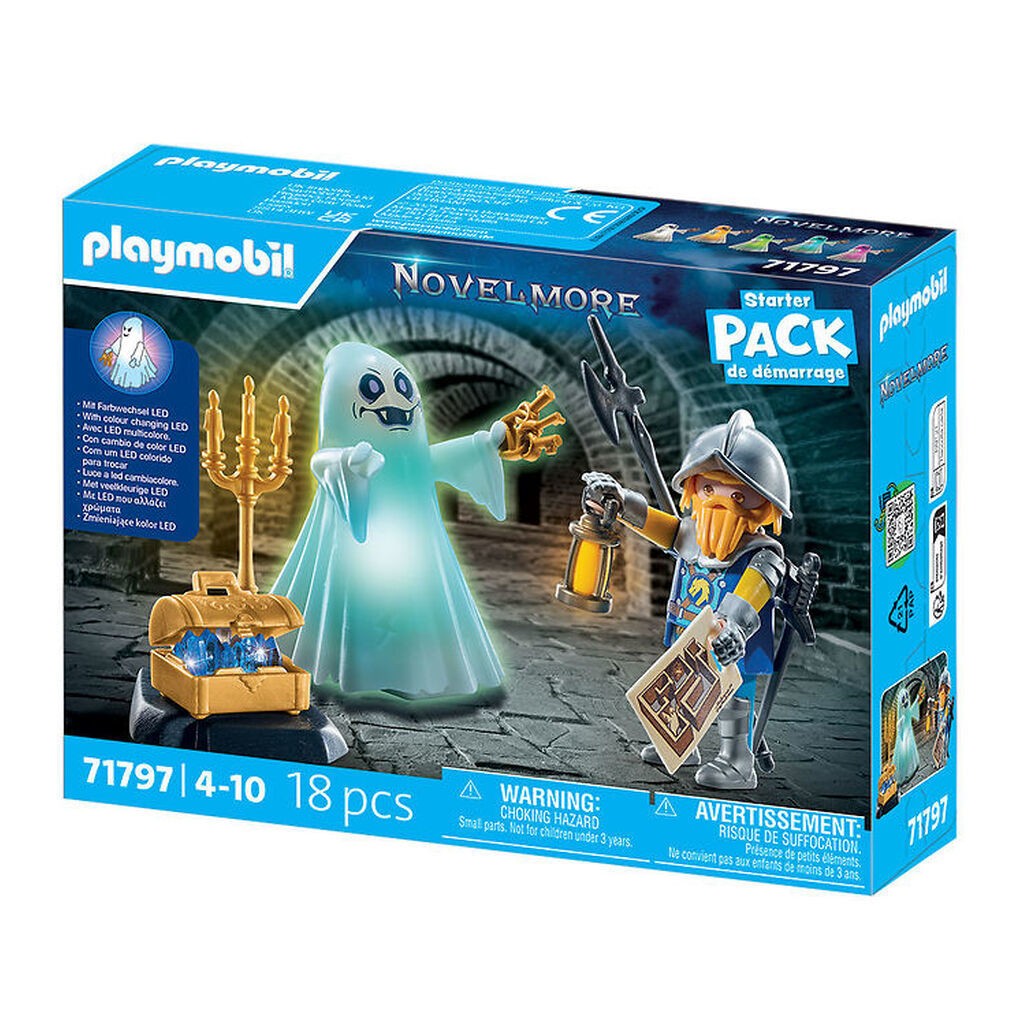 Playmobil Novelmore - Spøgelse Og Novelmore... - 71797 - 18 Dele