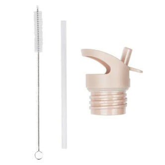 A Little Lovely Company Drikkedunk Sæt - Låg/Sugerør/Børste