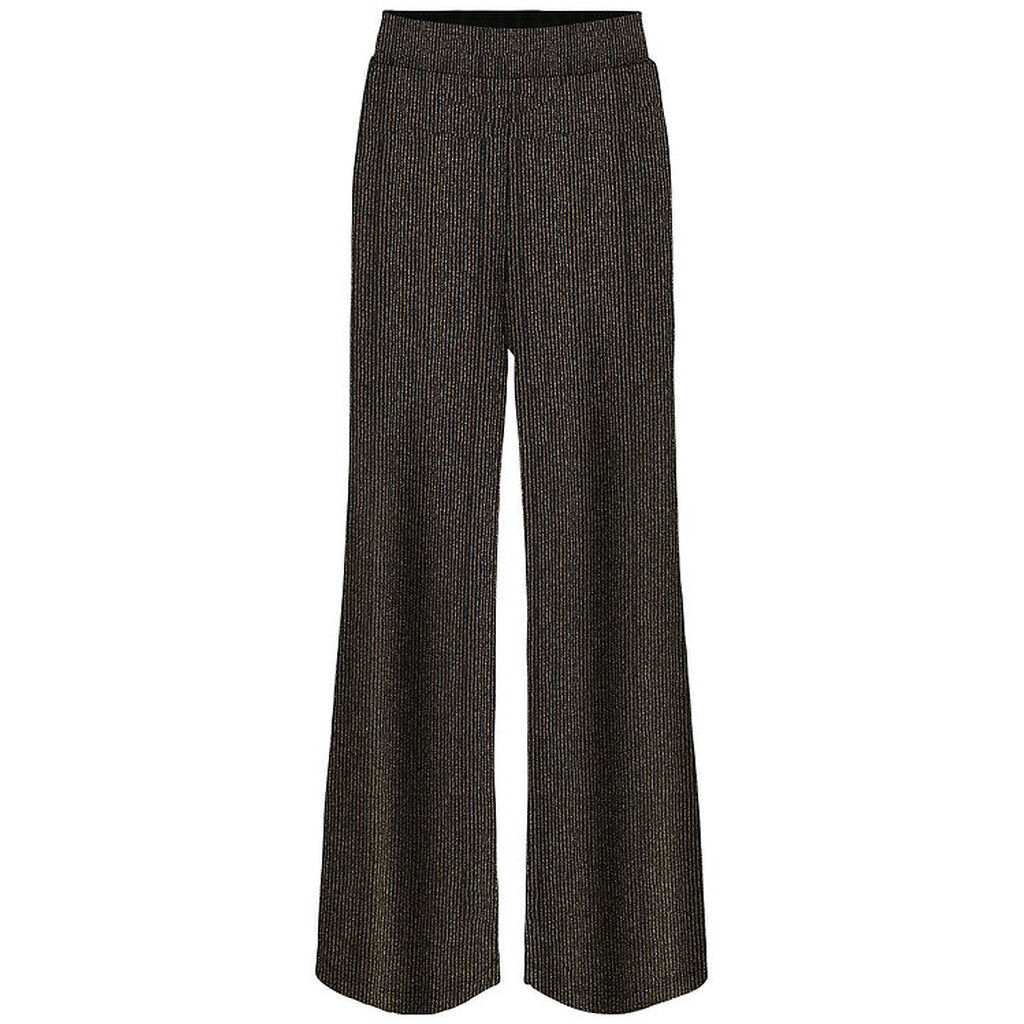 Kids Only Bukser - KogQueen - Black/Lurex Rose Gold/Stripe