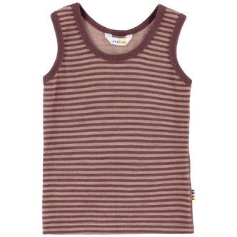 Joha Undertrøje - Uld - Rose m. Striber