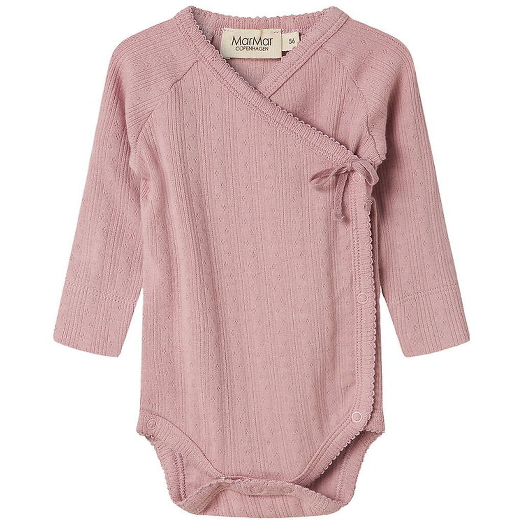 MarMar Slå-om Body l/æ - Rib - Belita - Soft Berry