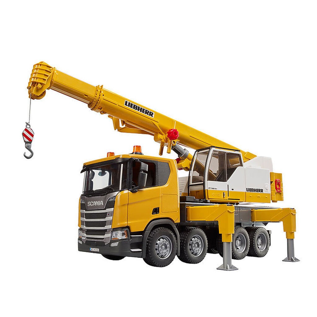 Bruder Arbejdsmaskine - Scania Super 560R Liebherr Kr... - 03571