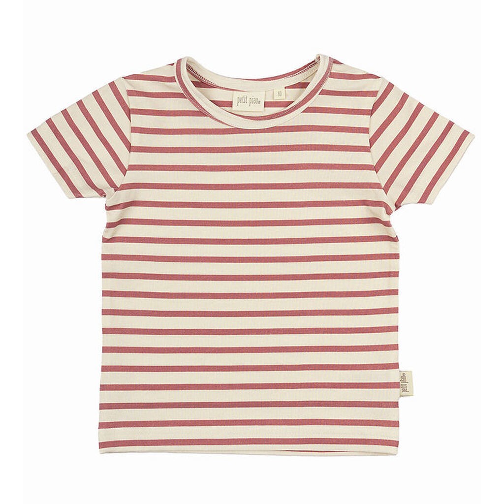 Petit Piao T-shirt - Baggy Sum - Withered Rose/Off White