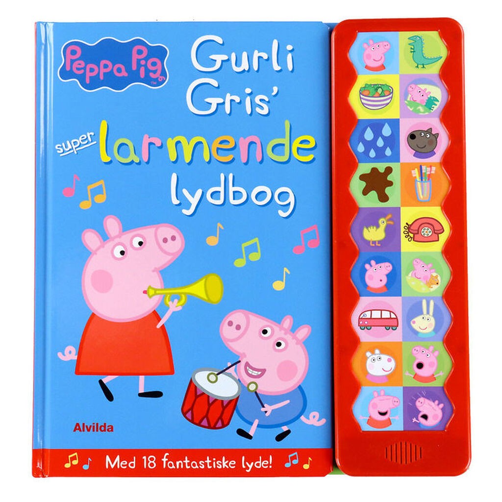 Alvilda Bog m. Lyd - Gurli Gris' Super-larmende Lydbog - Dansk