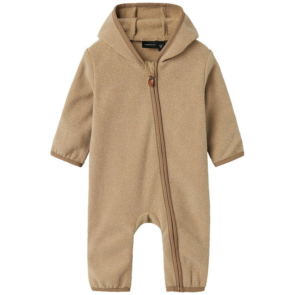 Name It Fleecedragt - NbnMeeko - Timber Wolf m. Ører