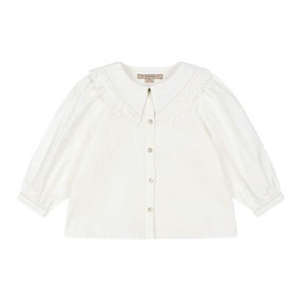 Konges Sløjd Skjorte - Coeur Collar - Optic White