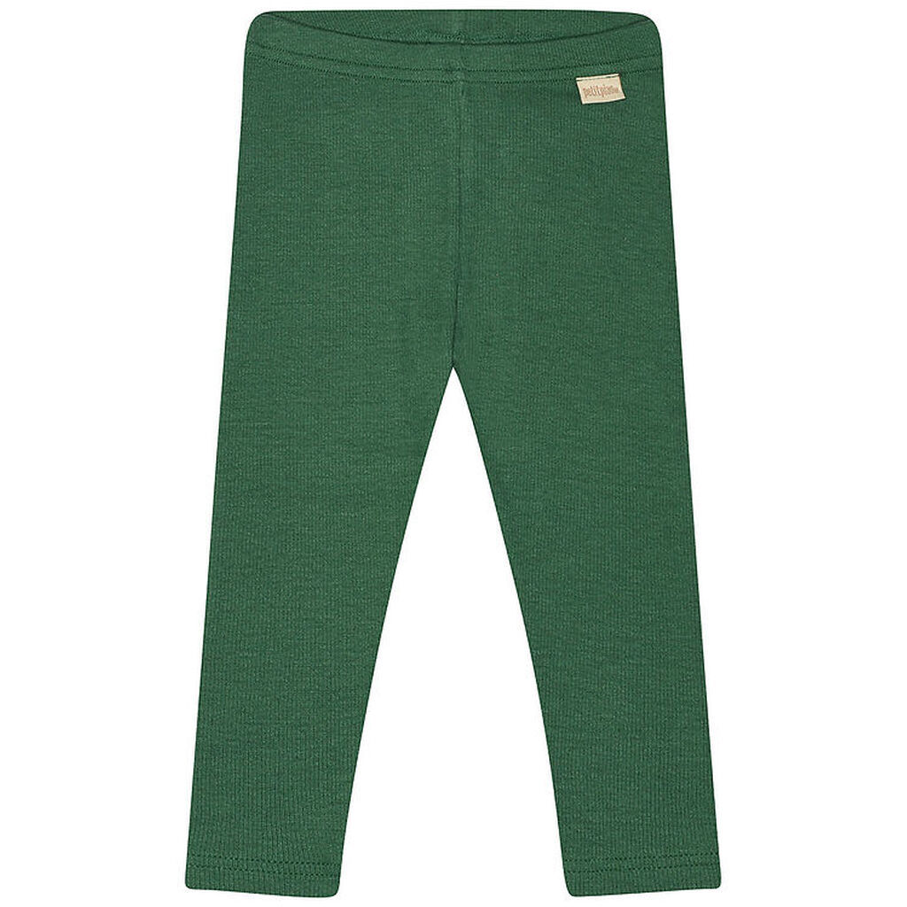 Petit Piao Leggings - Rib - Modal - Emerald Green