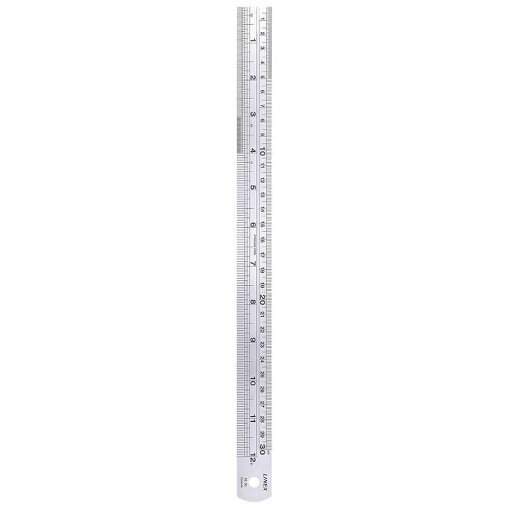 Linex Lineal - 30 cm - Stål
