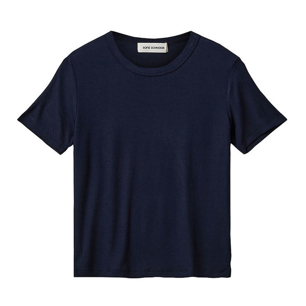 Sofie Schnoor T-shirt - Nataliasy - Rib - Navy
