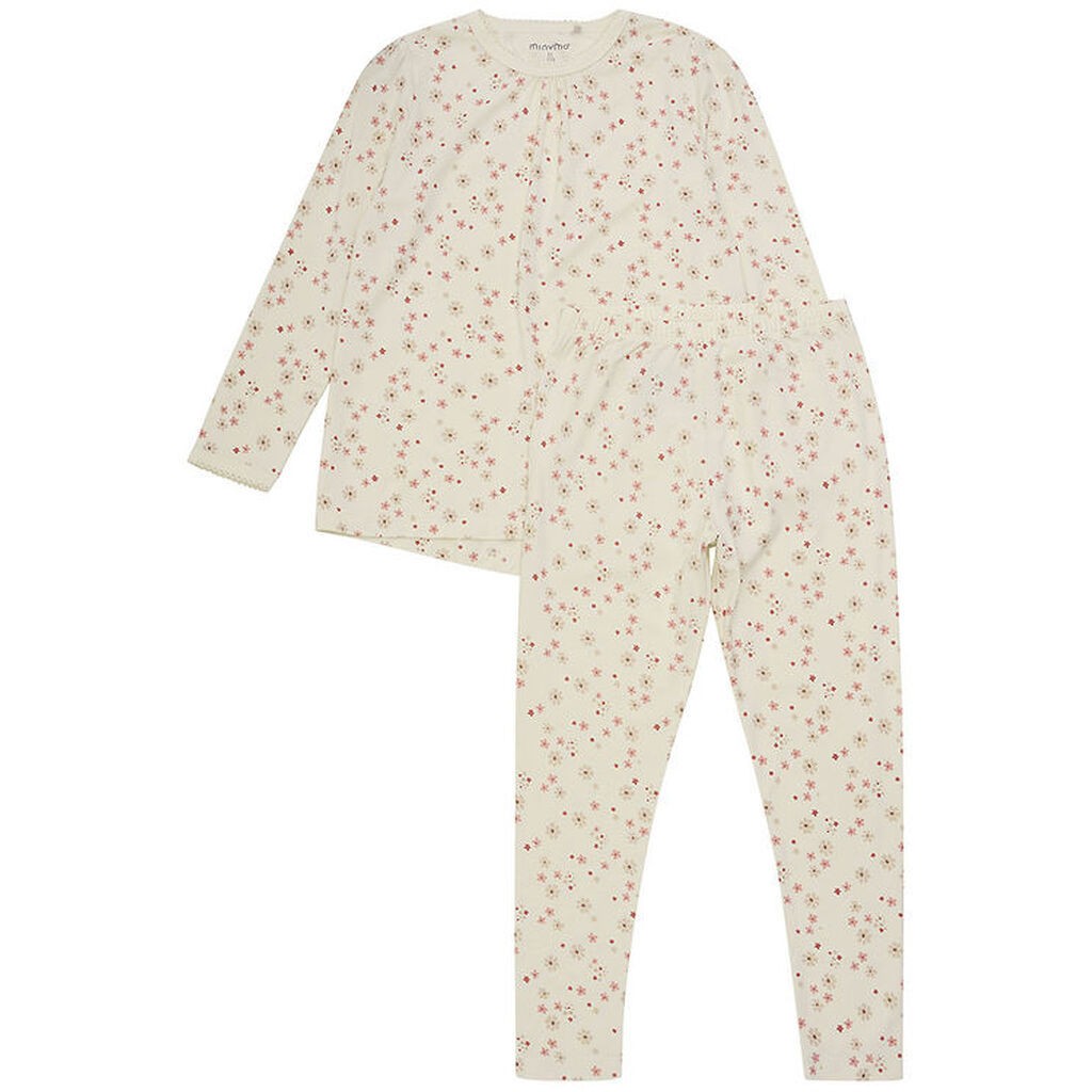 Minymo Nattøj - 2-delt - Viskose - Dusty Ceder