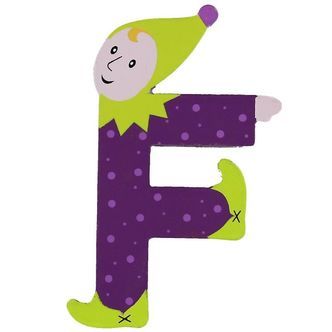 Petit Jour Paris Alfe Bogstav - F - Mørkelilla