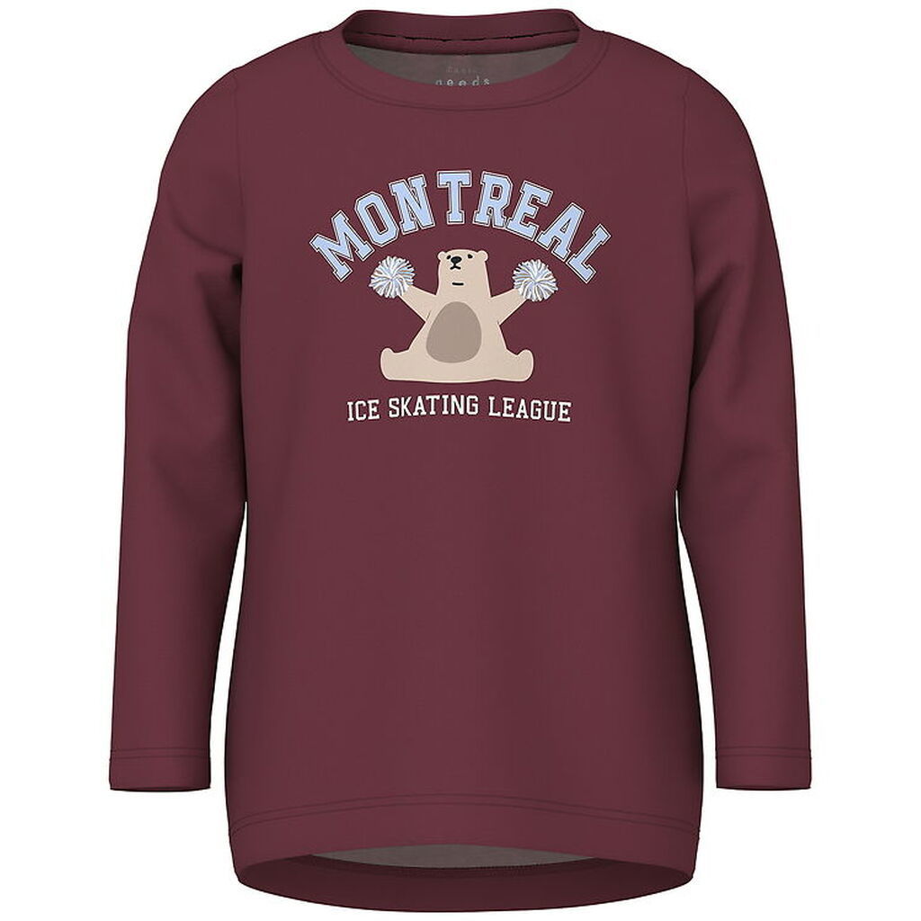 Name it Bluse - NmfVix - Burgundy/Montreal