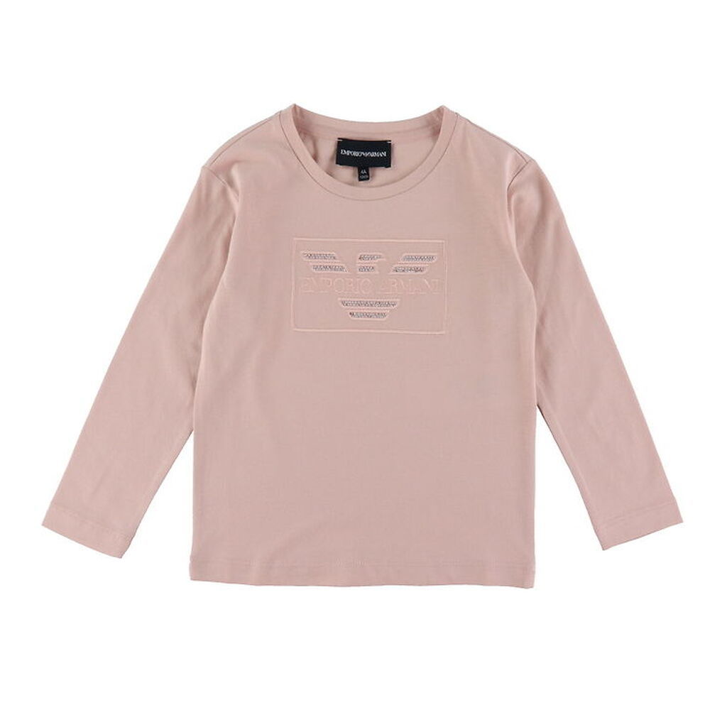 Emporio Armani Bluse - Rose Smoke m. Logo/Nitter