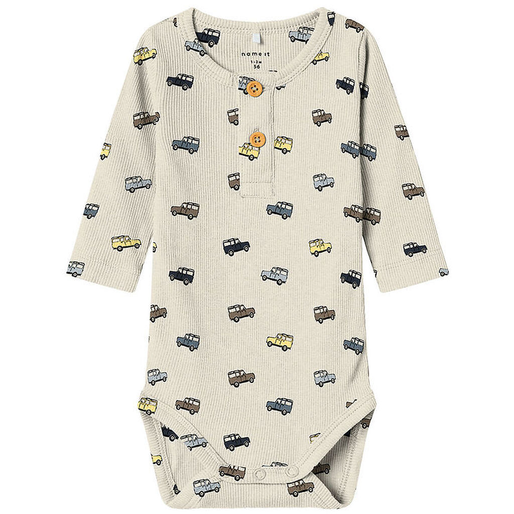 Name It Body l/æ - Rib - NbmHukab - Peyote Melange m. Biler