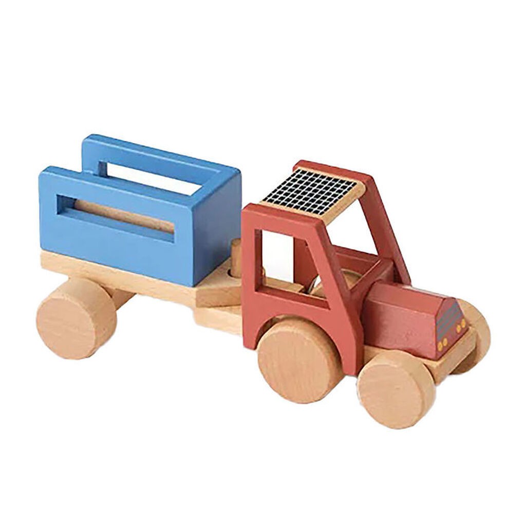 Kids Ceoncept Tractor Aiden - Træ - Kid's HUB