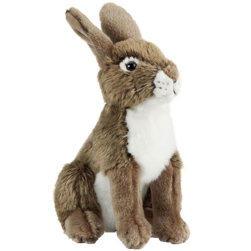 Living Nature Bamse - 28x26 cm - Hare - Brun