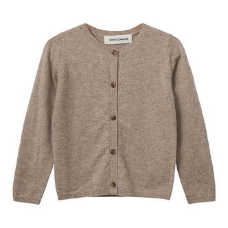 Sofie Schnoor Cardigan - Strik - Uld - Cisse - Brown Melange