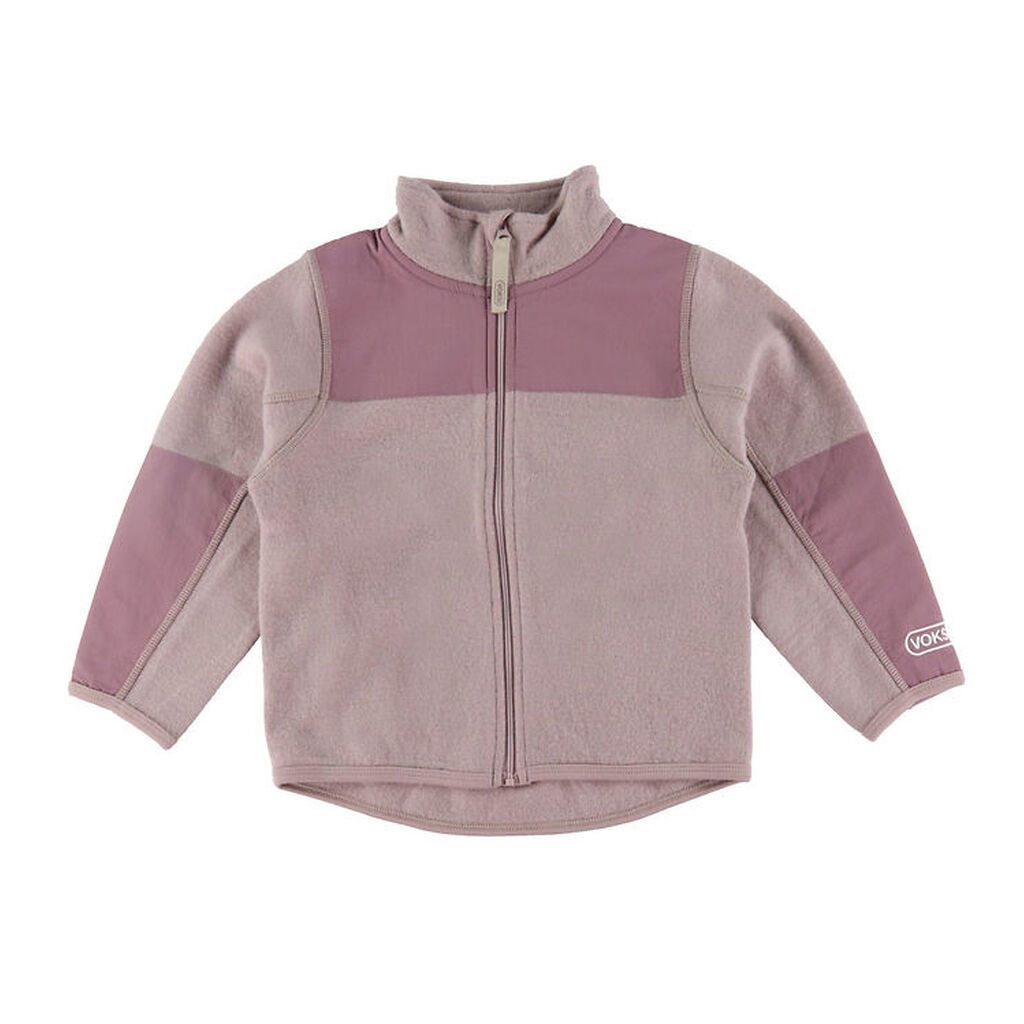 Voksi Fleecejakke - Uld - Soft Grape