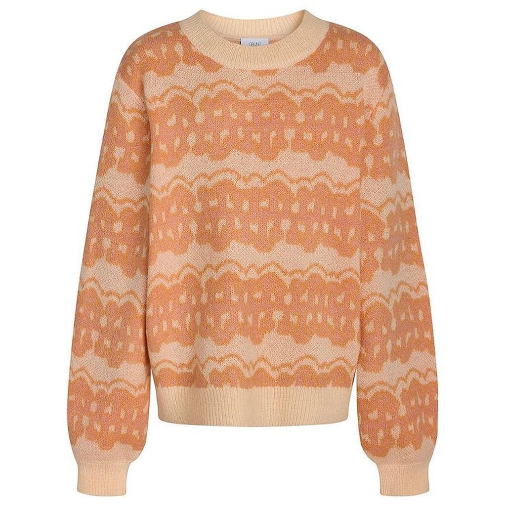 Grunt Bluse - Strik Anele - Light Orange