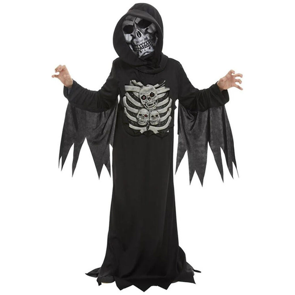Smiffys Udklædning - Skeleton Reaper - Sort