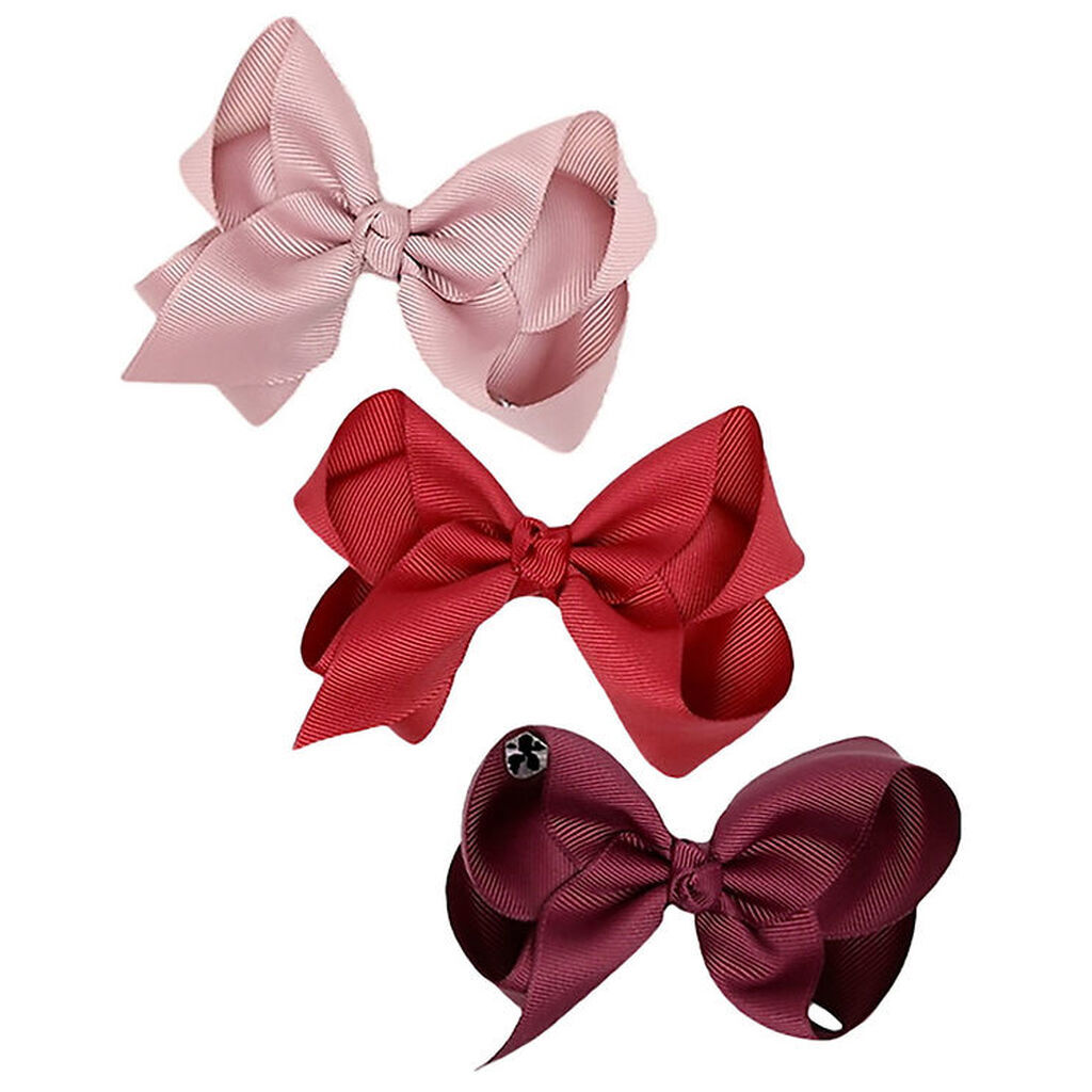 Hust and Claire Hårsløjfer - 3-pak - 10,5 cm - HCFanetha - Teabe