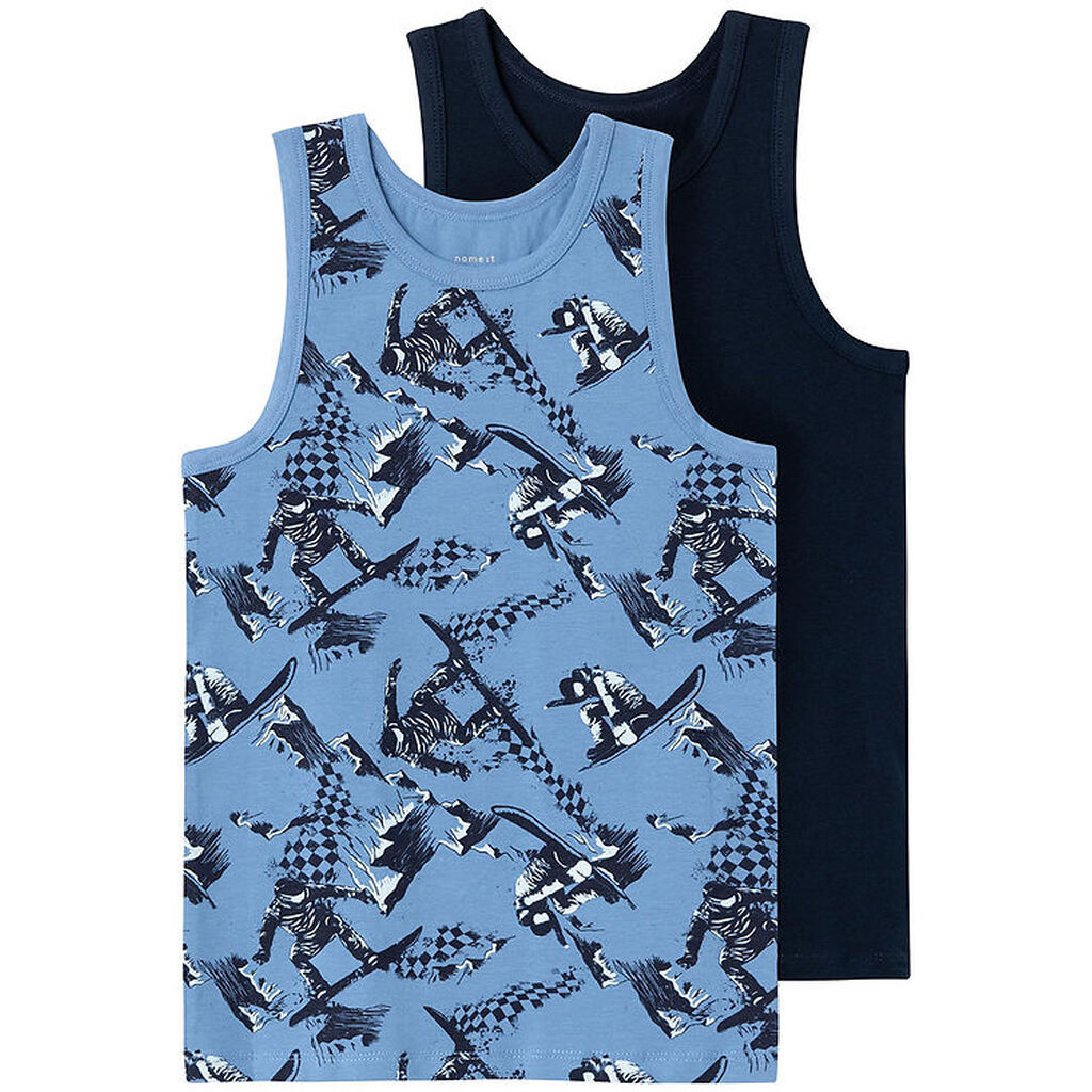 Name It Undertrøje - Noos - NkmTank Top - 2-pak - Riviera