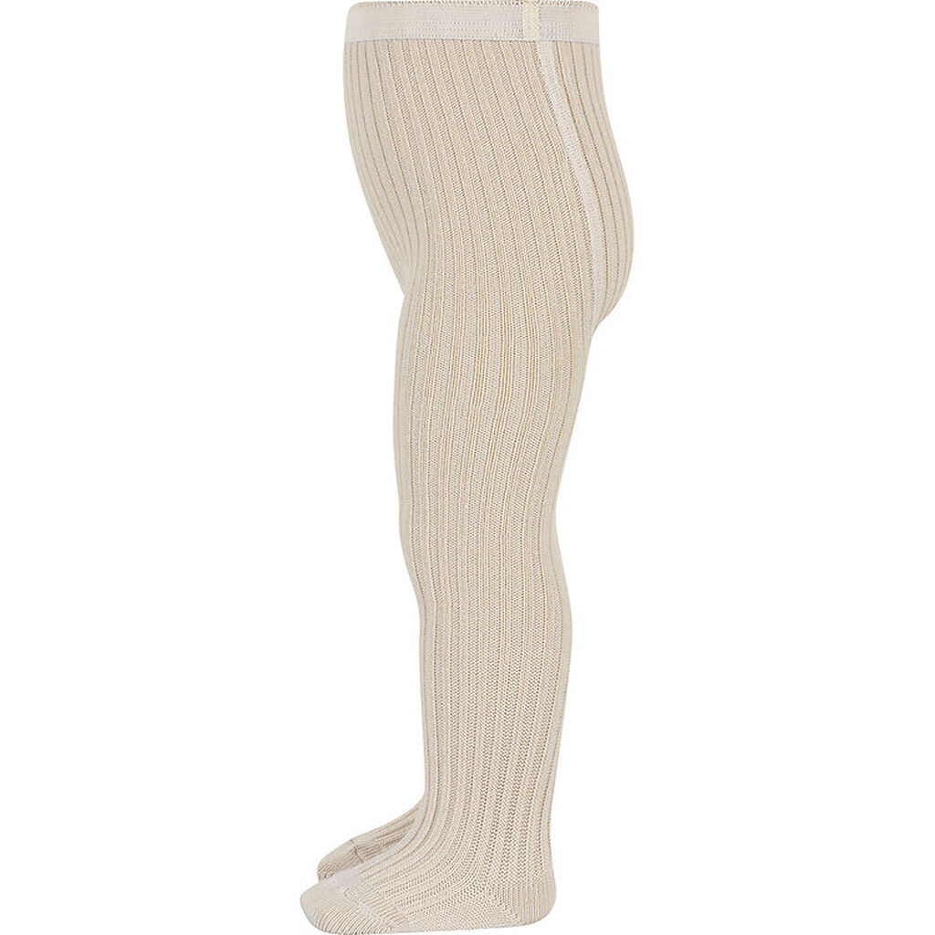 MP Strømpebukser - Uld - Rib - Arien - Ecru