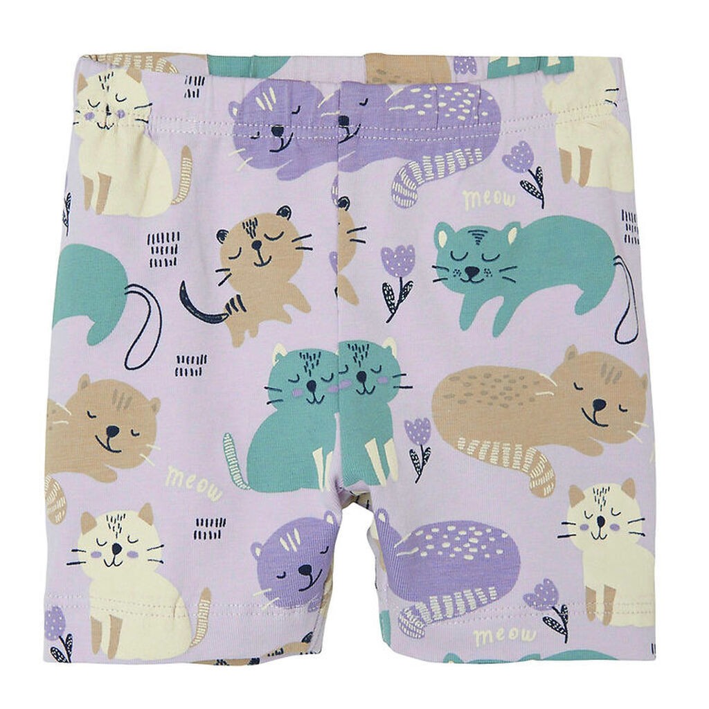 Name It Cykelshorts - NbfVandora - Orchid Petal/Animals