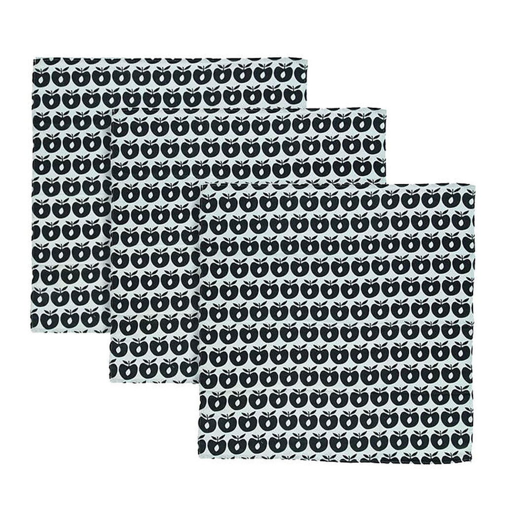 Småfolk Stofbleer - 3-pak - 79x79 - B.Grey