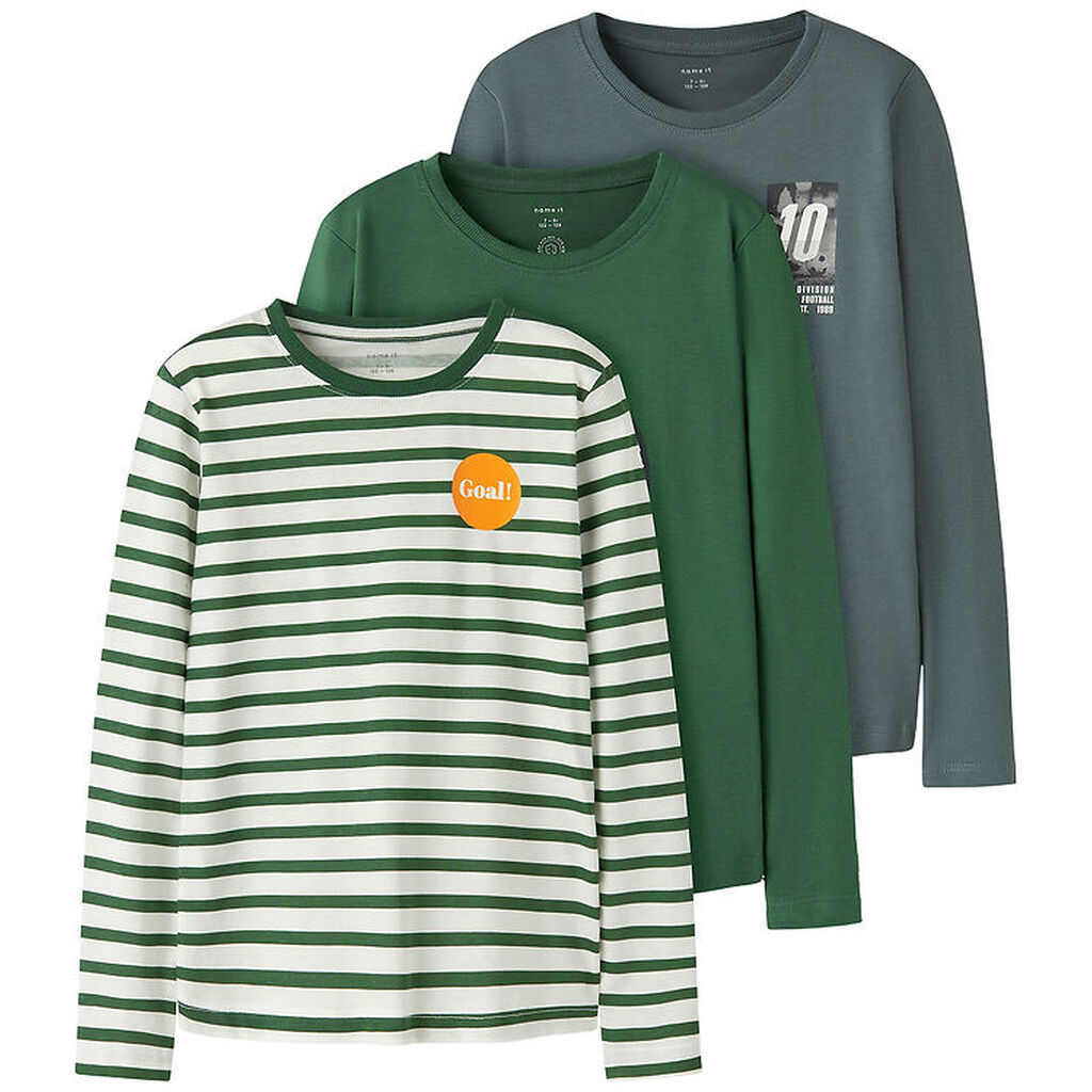 Name It Bluser - 3-pak - Noos - NkmNikolai - Garden Topiary/Gard