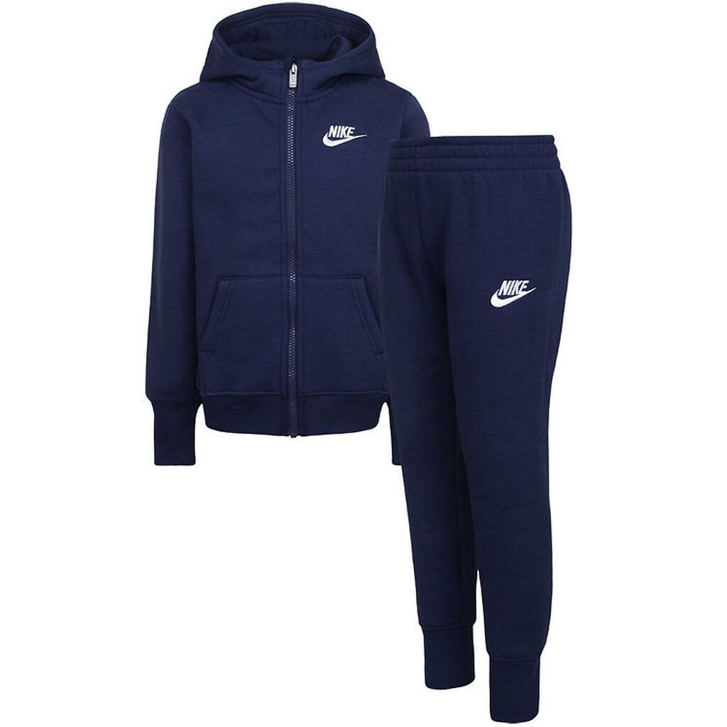 Nike Sweatsæt - Cardigan/Sweatpants - Midnight Navy