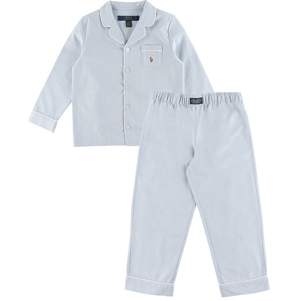 Polo Ralph Lauren Nattøj - Oxford - Polo Blue Hyacinth