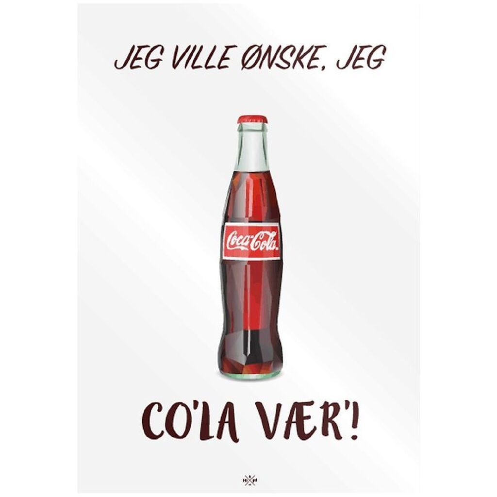 Citatplakat Plakat - A3 - Co'la Vær'